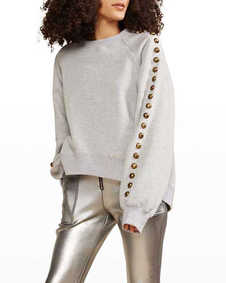 Saturday Studded Sweatshirt